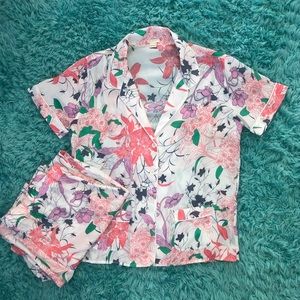 Jcrew Silky Pajama Set